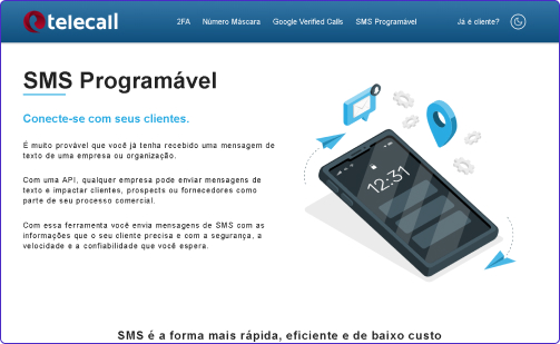 Página do projeto telecall